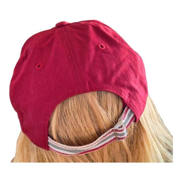 Alabama LOVE Crimson Tide Logo Hat Cap Strap Back Red 47 Brand Ladies Adjustable - Picture 3 of 10